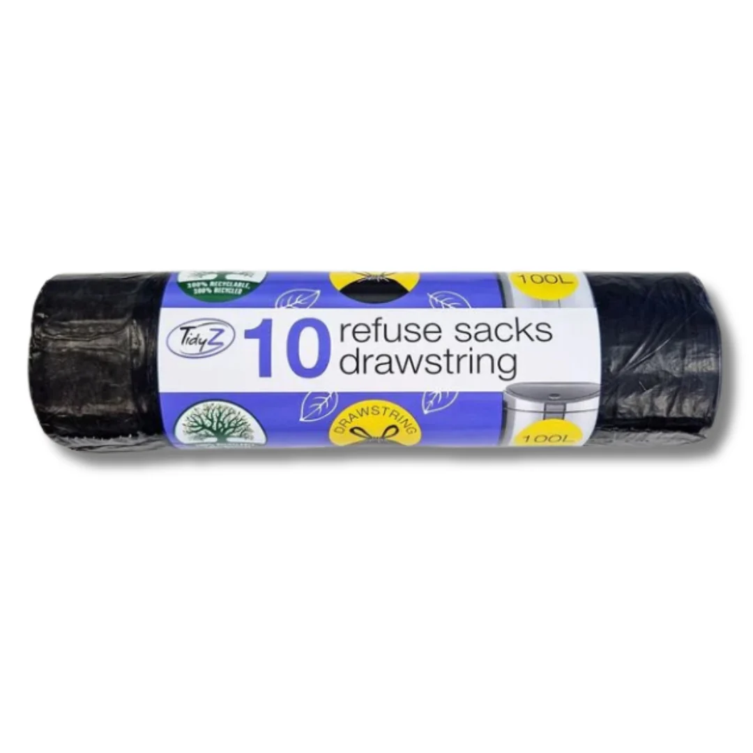 Tidyz Søppelposer med Knytehåndtak 50L 10pk - Image 2