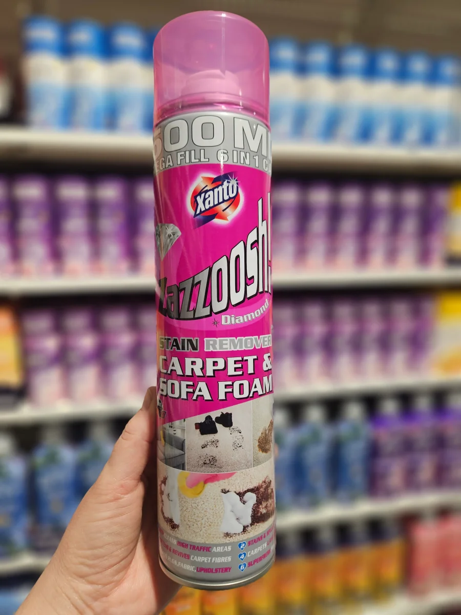 Xanto Zazzooch Diamond Stain Remover Carpet & Sofa Foam 500ml - Image 5