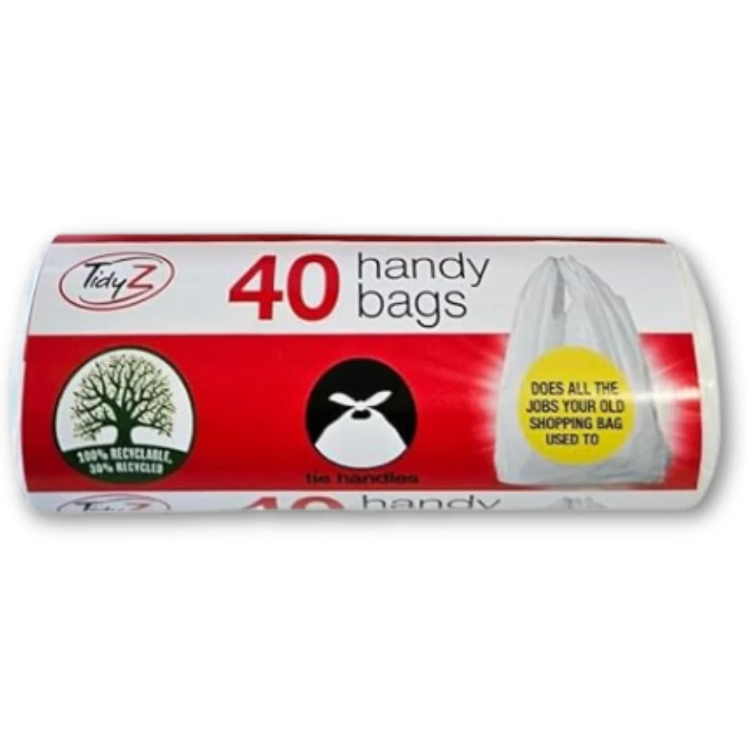 Tidyz Søppelposer med Knytehåndtak 15L 40pk - Image 2