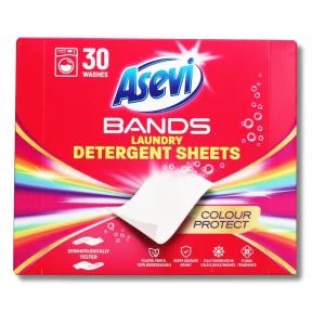 Asevi Bands Colour Protect Laundry Detergent Sheets 30pk