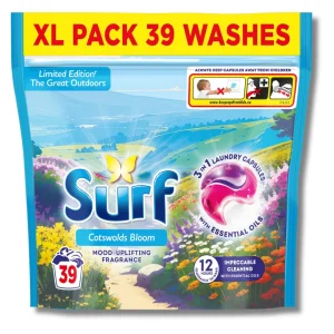 Surf 3 in 1 Laundry Capsules Cotswolds Bloom 39 vask
