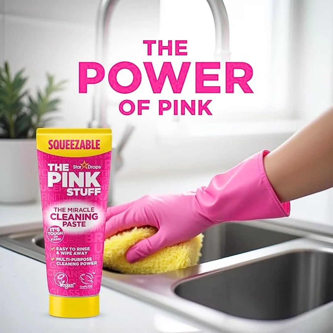 The Pink Stuff Miracle Cleaning Paste 300g - Image 3