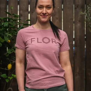Flor logo t-skjorte