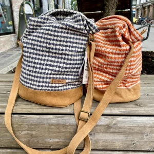 Woven Strikkebag/skulderveske – Hundetann
