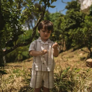 LIL  ATELIER FIBERT SS LOOSE SHIRT- Kortermet Skjorte, Coconut Milk