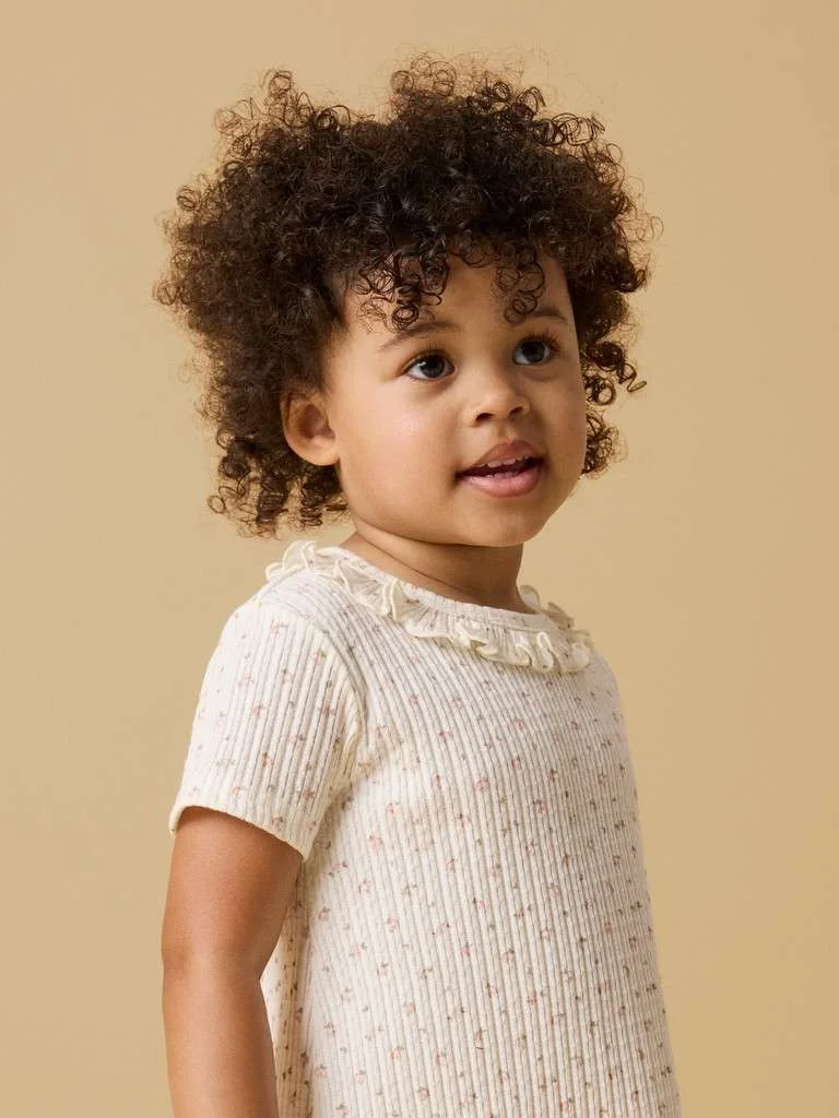 LIL ATELIER HULLA HUA SS DRESS, Kjole, Coconut Milk - Image 6