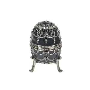 &laquo;Faberge&raquo; egg – sølv/sort