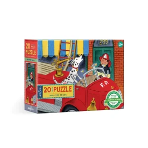 Puslespill 20 brikker – Red Fire truck