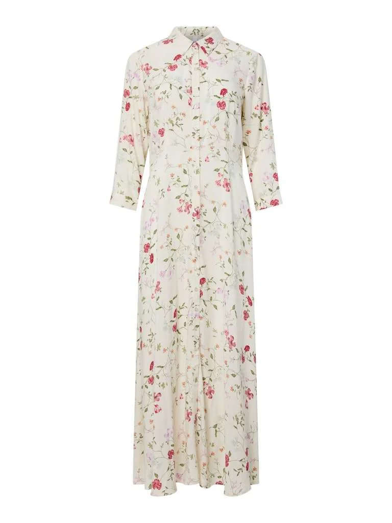 YAS SAVANNA LONG SHIRT DRESS S, Skjortekjole. NOOS - Image 5