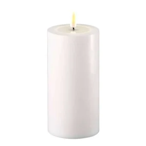 Deluxe Homeart, LED-LYS, KUBBELYS, 7,5 * 15 cm, HVIT